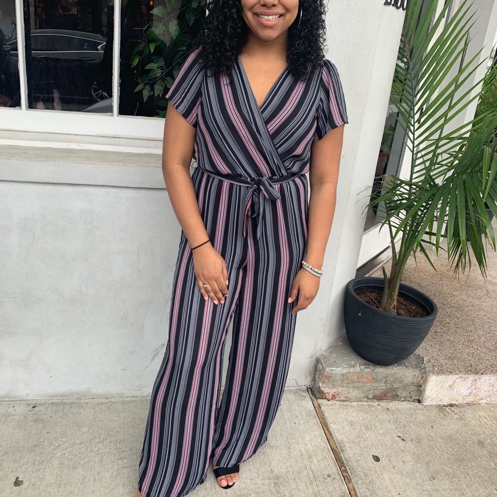 Striped Jumpsuit